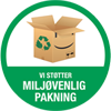 på ganto bruger vi kun miljøvenlig pakning